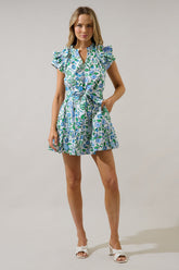 Ivona Ruffle Mini Dress