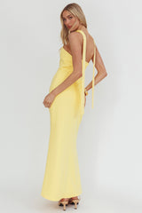 Selora Strapless Ruffle Maxi Dress Butter