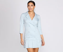 Back To Business Trench Dress