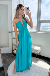 Isabella Maxi dress - turquoise