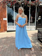Olsen Sweetheart Maxi Dress- Blue