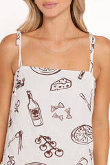 Evandra Mini Dress - Alfresco