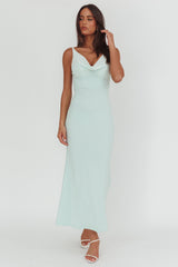 Jesara Cowl Back Maxi Dress Sage