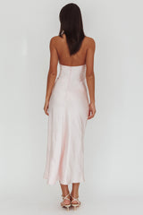 Kaivira Halterneck Maxi Dress Pink