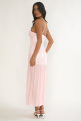 Wilma Sequin Bodice Maxi Dress Pink