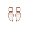 Geometric Shapes Resin Drop Earrings